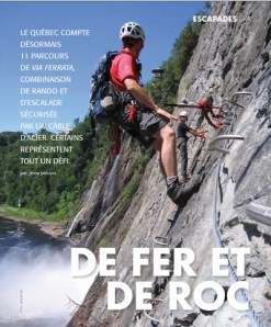 Via Ferrata Géo Plein Air - Anne Pélouas