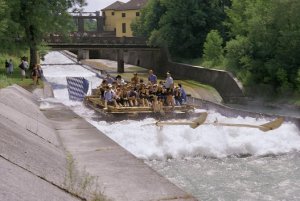 rafting sur radeau - Munich - Anne Pélouas